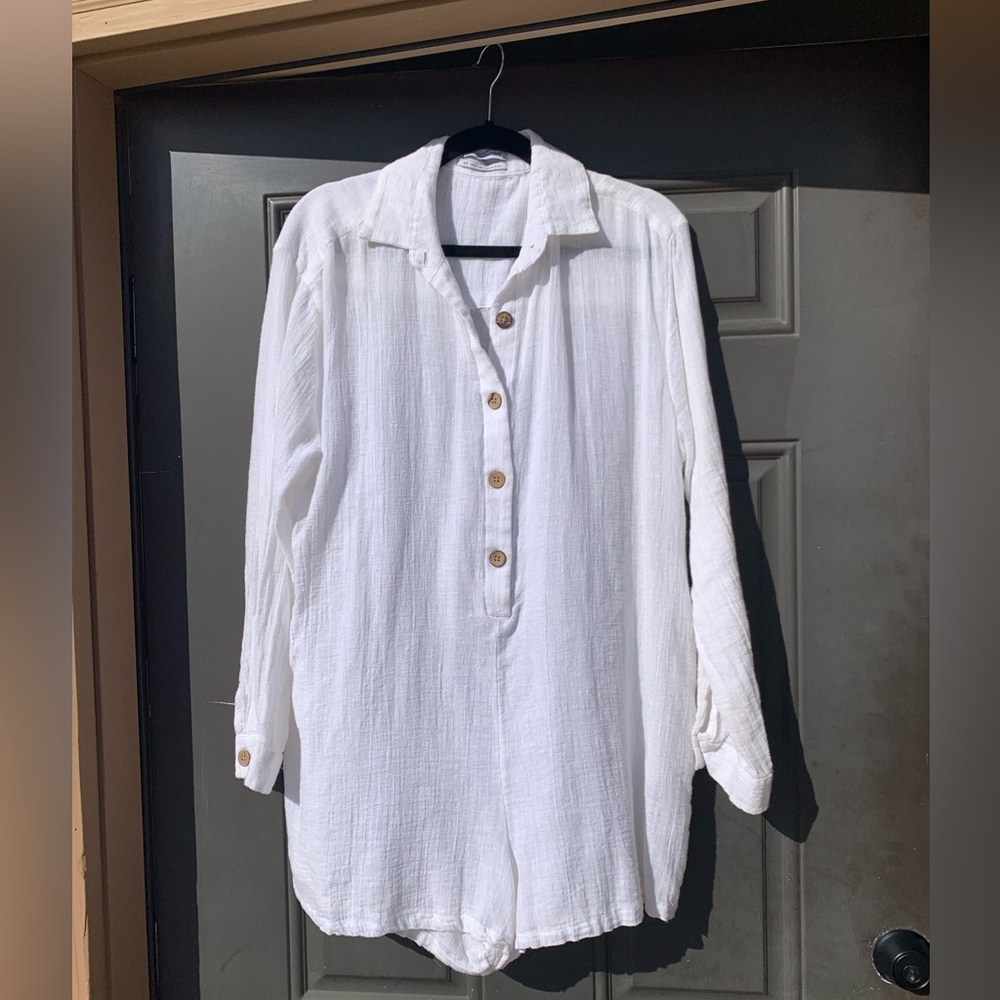 Urban Outfitters Linen Romper